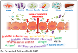 Fattori di rischio per il microbiota intestinale con le possibili conseguenze